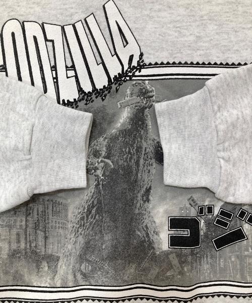LEE（リー）LEE (リー) GODZILLA/90’Sゴジラプリントスウェット グレー サイズ:XLの古着・服飾アイテム
