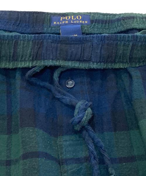 POLO RALPH LAUREN（ポロ・ラルフローレン）POLO RALPH LAUREN (ポロ・ラルフローレン) ブラックウォッチ柄パジャマパンツ グリーン サイズ:Mの古着・服飾アイテム