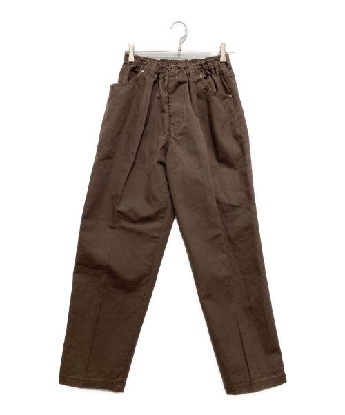 COMFORTABLE REASON（コンフォータブルリーズン）COMFORTABLE REASON (コンフォータブルリーズン) コットンリネンパンツ ブラウン サイズ:Freeの古着・服飾アイテム