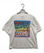your head goes  hereユア・ヘッド・ゴーズ・ヒア）の古着「90’SアートプリントTシャツ」｜ホワイト