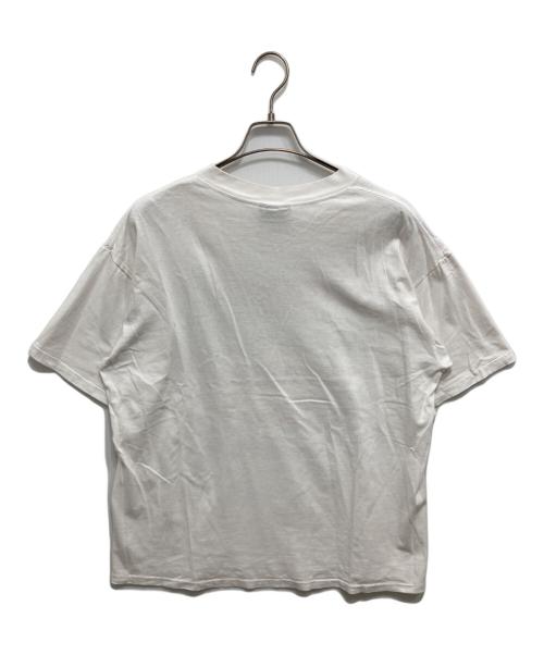 your head goes  here（ユア・ヘッド・ゴーズ・ヒア）your head goes  here (ユア・ヘッド・ゴーズ・ヒア) 90’SアートプリントTシャツ ホワイト サイズ:XLの古着・服飾アイテム