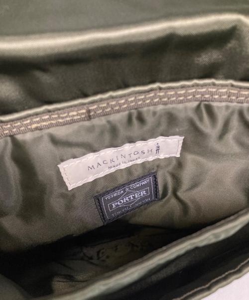 MACKINTOSH（マッキントッシュ）MACKINTOSH (マッキントッシュ) PORTER (ポーター) ROUND SACOSHE/ショルダーバッグ グリーンの古着・服飾アイテム