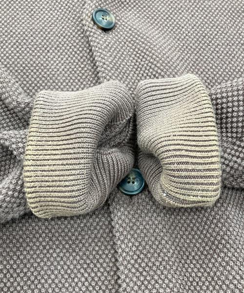 clepsucule（クレプスキュール）clepsucule (クレプスキュール) Moss Stitch Crew Cardigan ブラウン サイズ:SZIE1の古着・服飾アイテム
