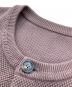 中古・古着 clepsucule (クレプスキュール) Moss Stitch Crew Cardigan ブラウン サイズ:SZIE1：6000円