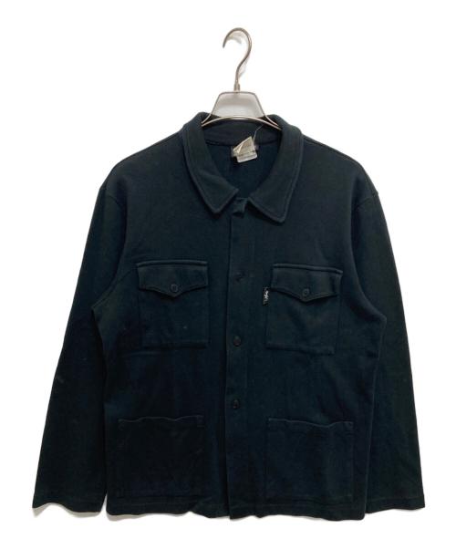 agnes b homme（アニエスベーオム）agnes b homme (アニエスベーオム) スウェットシャツカーディガン ブラック サイズ:2の古着・服飾アイテム