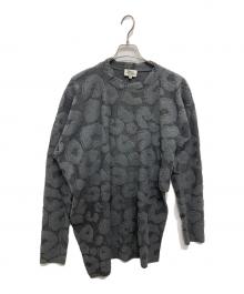 Vivienne Westwood man（ヴィヴィアン ウェストウッド マン）の古着「変形ジャガード長袖カットソー」｜グレー