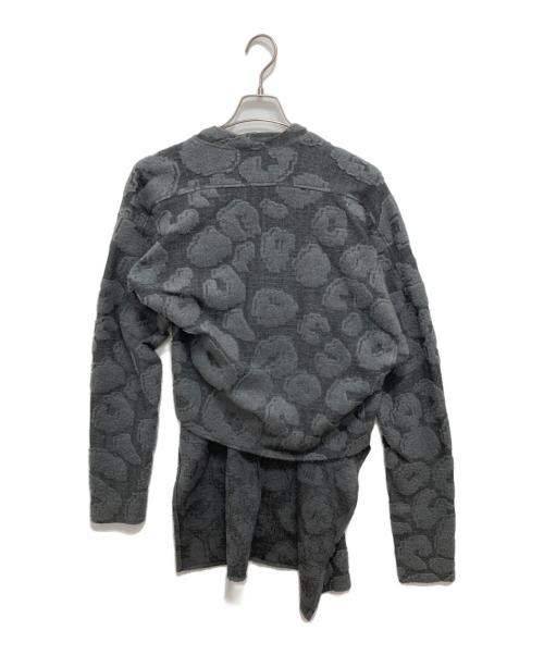 Vivienne Westwood man（ヴィヴィアン ウェストウッド マン）Vivienne Westwood man (ヴィヴィアン ウェストウッド マン) 変形ジャガード長袖カットソー グレー サイズ:SIZE 46の古着・服飾アイテム