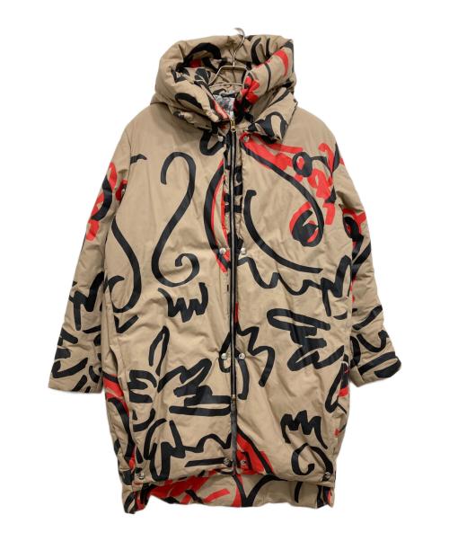Vivienne Westwood man（ヴィヴィアン ウェストウッド マン）Vivienne Westwood man (ヴィヴィアン ウェストウッド マン) グラフィティORB モアパーカー/総柄中綿コート ベージュ サイズ:FREEの古着・服飾アイテム