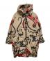 Vivienne Westwood man（ヴィヴィアン ウェストウッド マン）の古着「グラフィティORB モアパーカー/総柄中綿コート」｜ベージュ