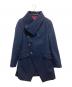 Vivienne Westwood man（ヴィヴィアン ウェストウッド マン）の古着「MINT COLLAR WOOL COAT/ミントカラーウールコート」｜ネイビー