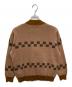 SON OF THE CHEESE (（サノバチーズ）) Chessboard Check Cardigan/ジップニットカーディガン ブラウン サイズ:L：6000円