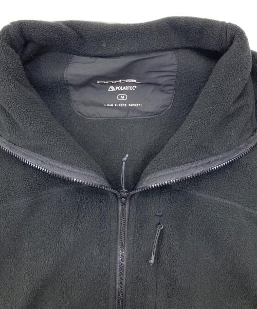 portal（ポータル）portal (ポータル) LOAM FLEECE JACKET/フリースジャケット ブラック サイズ:Mの古着・服飾アイテム