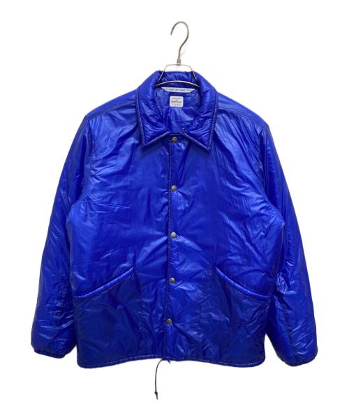 NECESSARY or UNNECESSARY（ネセサリーオアアンネセサリー）NECESSARY or UNNECESSARY (ネセサリーオアアンネセサリー) RIP COACH JKT/ナイロン中綿ジャケット ブルー サイズ:2の古着・服飾アイテム