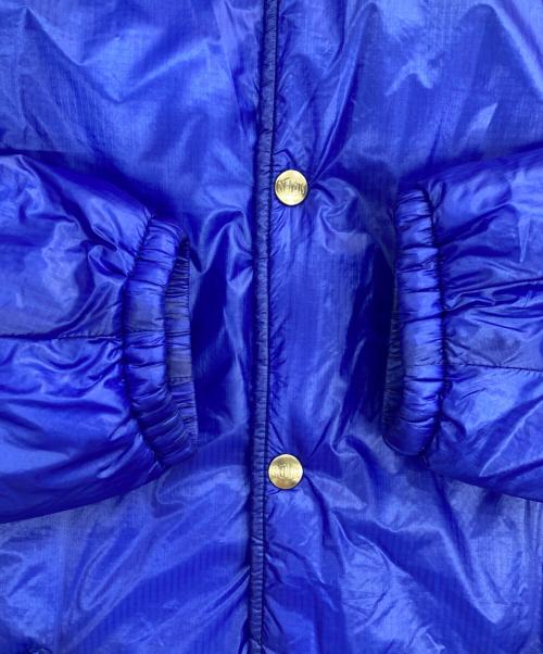 NECESSARY or UNNECESSARY（ネセサリーオアアンネセサリー）NECESSARY or UNNECESSARY (ネセサリーオアアンネセサリー) RIP COACH JKT/ナイロン中綿ジャケット ブルー サイズ:2の古着・服飾アイテム