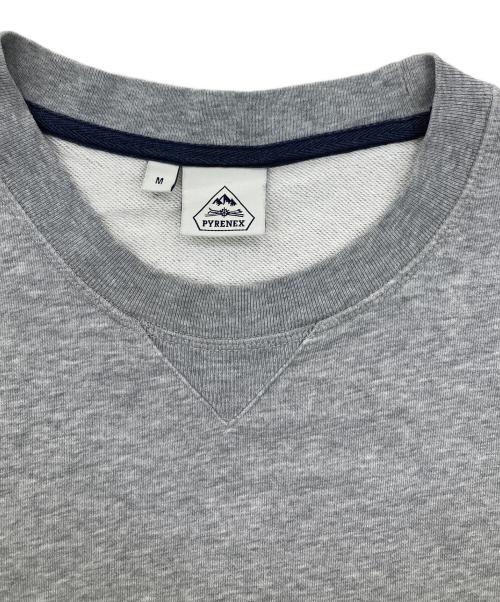 Pyrenex（ピレネックス）Pyrenex (ピレネックス) BAZIN/クルーネックスウェット グレー サイズ:Mの古着・服飾アイテム