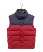 Patagoniaパタゴニア）の古着「BIVY DOWN VEST/バイカラーダウンベスト」｜ネイビー×レッド