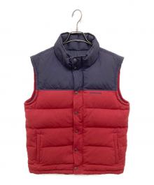 Patagonia（パタゴニア）の古着「BIVY DOWN VEST/バイカラーダウンベスト」｜ネイビー×レッド