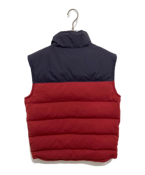 Patagonia（パタゴニア）Patagonia (パタゴニア) BIVY DOWN VEST/バイカラーダウンベスト ネイビー×レッド サイズ:Mの古着・服飾アイテム