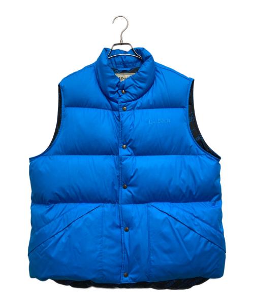 L.L.Bean（エルエルビーン）L.L.Bean (エルエルビーン) Bean's Trail Model Down Vest '82 ブルー サイズ:XLの古着・服飾アイテム