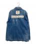 BLUE BLUE (ブルーブルー) リペア加工ショールカラーデニムジャケット インディゴ サイズ:SIZ4：20000円