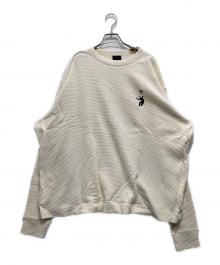 NIKE×FRAGMENT DESIGN×UNION（ナイキ×フラグメントデザイン×ユニオン）の古着「サーマルロングスリーブカットソー」｜ホワイト