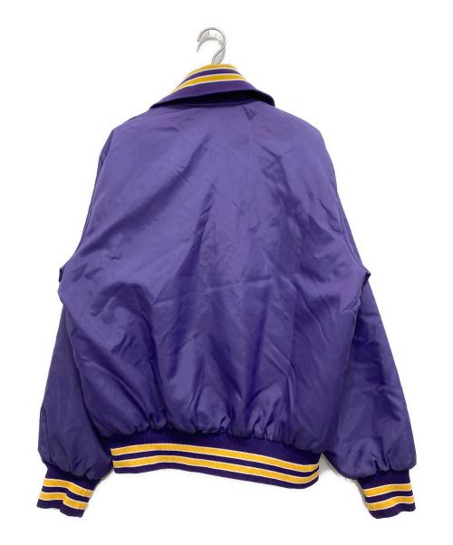 Gem SPORTSWEAR（ジェムスポーツウェア）gem sportswear (ジェムスポーツウェア) 70’sナイロンスタジャン ブルー サイズ:Lの古着・服飾アイテム