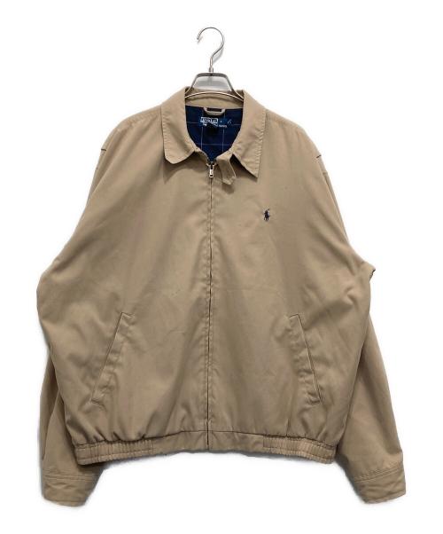 POLO RALPH LAUREN（ポロ・ラルフローレン）POLO RALPH LAUREN (ポロ・ラルフローレン) スイングトップ ベージュ サイズ:Lの古着・服飾アイテム