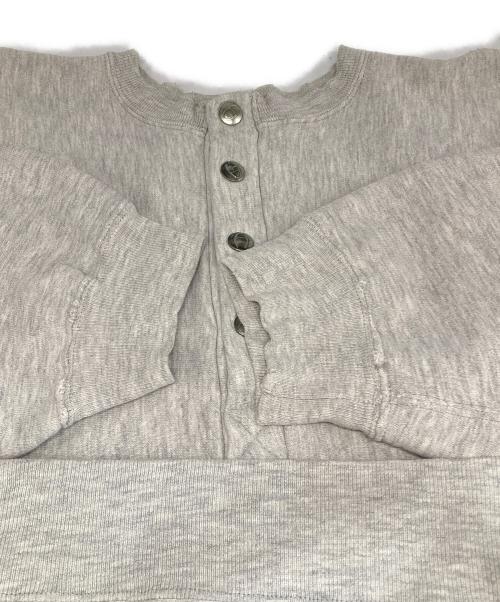 Champion（チャンピオン）Champion (チャンピオン) ハーフスナップボタンスウェット グレー サイズ:Mの古着・服飾アイテム
