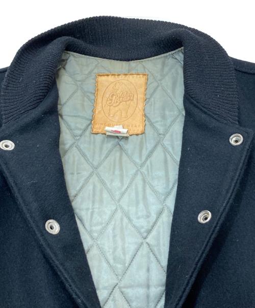 Golden Bear（ゴールデンベア）Golden Bear (ゴールデンベア) 90’s袖レザー切替スタジャン ブラック サイズ:Lの古着・服飾アイテム
