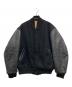 Golden Bear（ゴールデンベア）の古着「90’s袖レザー切替スタジャン」｜ブラック