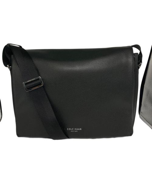 COLE HAAN（コールハーン）COLE HAAN (コールハーン) ベルモントメッセンジャーバッグ/レザーショルダーバッグ ブラック サイズ:freeの古着・服飾アイテム
