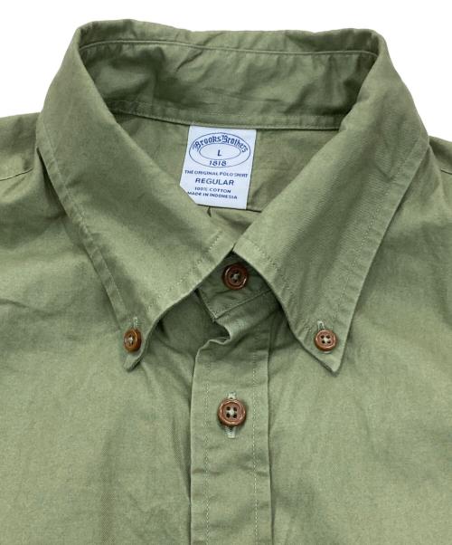 BROOKS BROTHERS（ブルックスブラザーズ）BROOKS BROTHERS (ブルックスブラザーズ) ボタンダウンシャツ グリーン サイズ:Lの古着・服飾アイテム