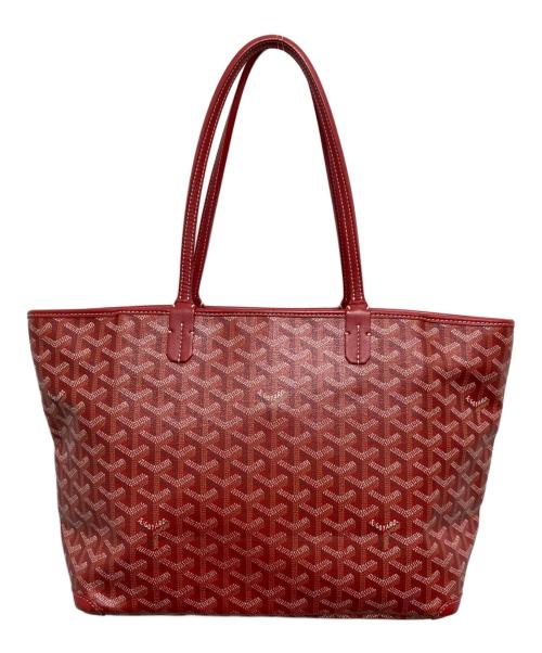 GOYARD（ゴヤール）GOYARD (ゴヤール) アルトワPM/総柄トートバッグ レッドの古着・服飾アイテム