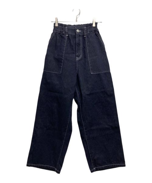 UNMINOU（アンミヌ）UNMINOU (アンミヌ) ベイカーデニムパンツ インディゴ サイズ:FREEの古着・服飾アイテム
