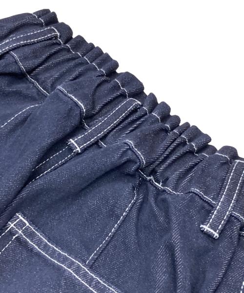 UNMINOU（アンミヌ）UNMINOU (アンミヌ) ベイカーデニムパンツ インディゴ サイズ:FREEの古着・服飾アイテム