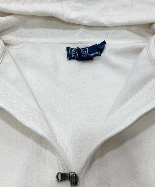 POLO RALPH LAUREN（ポロ・ラルフローレン）POLO RALPH LAUREN (ポロ・ラルフローレン) ジップパーカー ホワイト サイズ:XXLの古着・服飾アイテム