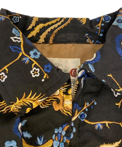 CALEE（キャリー）CALEE (キャリー) Allover embroidery pattern jacket/刺繍ジャケット ブラック サイズ:Mの古着・服飾アイテム