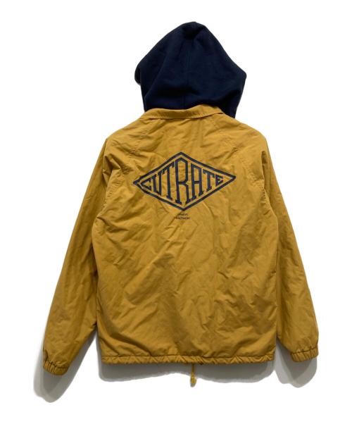 CUT-RATE（カットレイト）CUT-RATE (カットレイト) フード付コーチジャケット イエロー サイズ:Mの古着・服飾アイテム