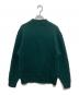 CALEE (キャリー) HENLEY NECK HERRINGBONE KNIT SWEATER/ヘンリーネックヘリンボーンニット グリーン サイズ:M：4000円