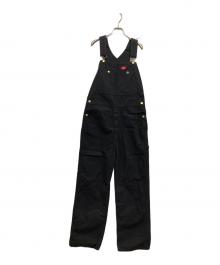 Dickies（ディッキーズ）の古着「ダックキャンバスオーバーオール」｜ブラック