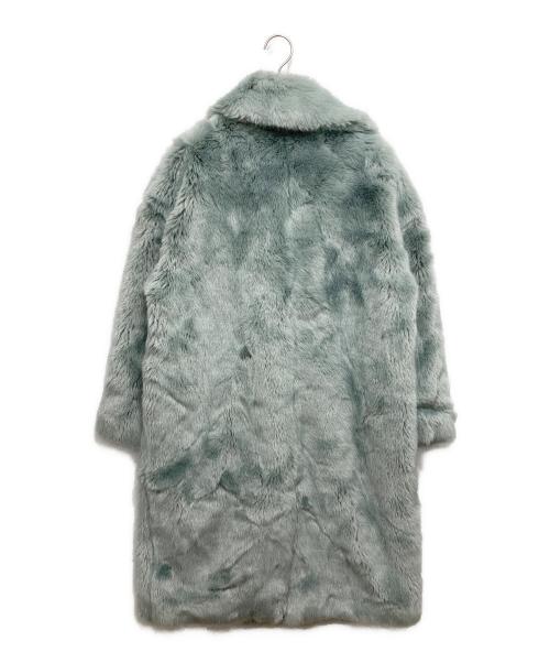 Jakke（ジャッキー）Jakke (ジャッキー) フェイクファーコート グリーン サイズ:SIZE EU38の古着・服飾アイテム