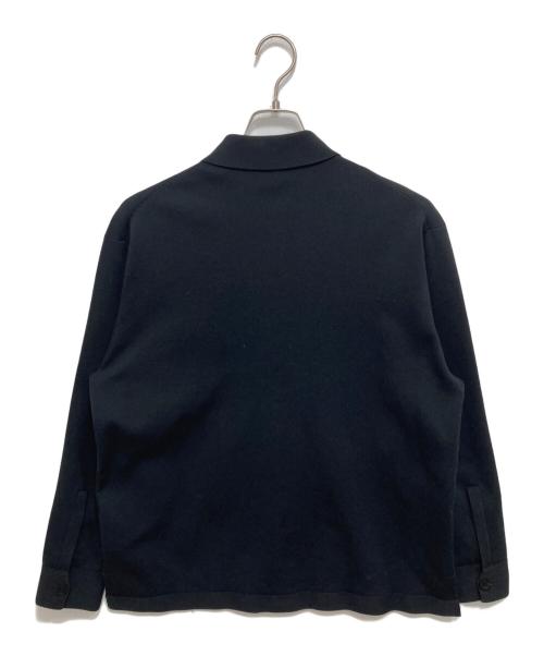 CABAN（キャバン）CABAN (キャバン) ニットシャツ ブラック サイズ:Mの古着・服飾アイテム
