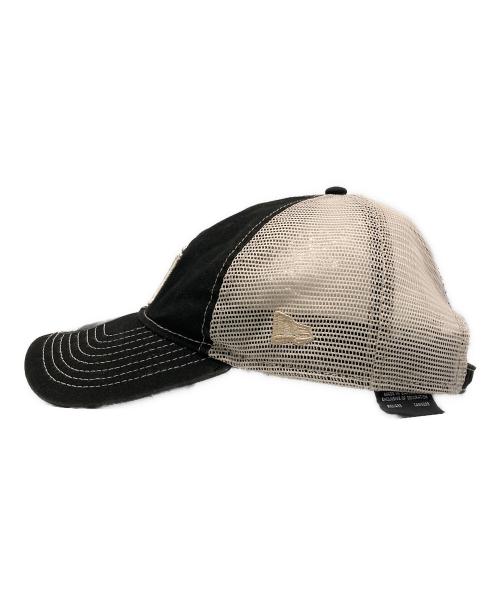 stussy（ステューシー）stussy (ステューシー) New Era (ニューエラ) 9Twenty Basic Trucker/メッシュキャップ ブラックの古着・服飾アイテム