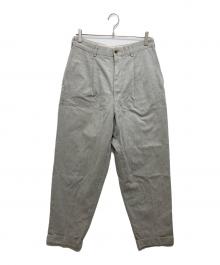 COMME des GARCONS HOMME（コムデギャルソン オム）の古着「90’sコットンタックパンツ」｜グレー