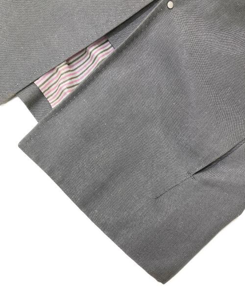 LOUIS VUITTON（ルイ ヴィトン）LOUIS VUITTON (ルイ ヴィトン) コットンリネンスナップジャケット グレー サイズ:SIZE 34の古着・服飾アイテム
