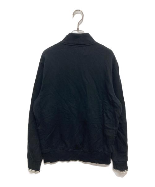 FRED PERRY（フレッドペリー）FRED PERRY (フレッドペリー) ハーフジップスウェット ブラック サイズ:Lの古着・服飾アイテム