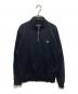 FRED PERRY（フレッドペリー）の古着「ハーフジップスウェット」｜ブラック