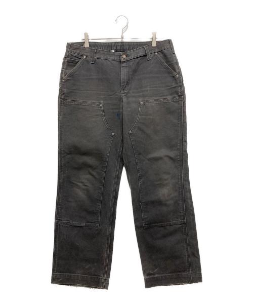 CarHartt（カーハート）CarHartt (カーハート) ダックダブルニーパンツ ブラック サイズ:SIZE12の古着・服飾アイテム