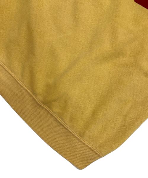 COLLEGIATE PACIFIC（カレッジパシフィック）Collegiate Pacific (カレッジパシフィック) 70’sカレッジロゴラグランスウェット イエロー サイズ:Mの古着・服飾アイテム