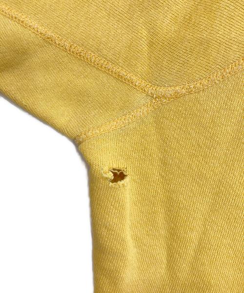 COLLEGIATE PACIFIC（カレッジパシフィック）Collegiate Pacific (カレッジパシフィック) 70’sカレッジロゴラグランスウェット イエロー サイズ:Mの古着・服飾アイテム